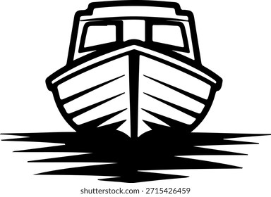 Projeto de ilustração simples veleiro vetor silhueta