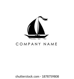 Simple Sailing Cruise Ship Logo design inspiration