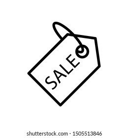 Simple Sale Tag Vector Icon
