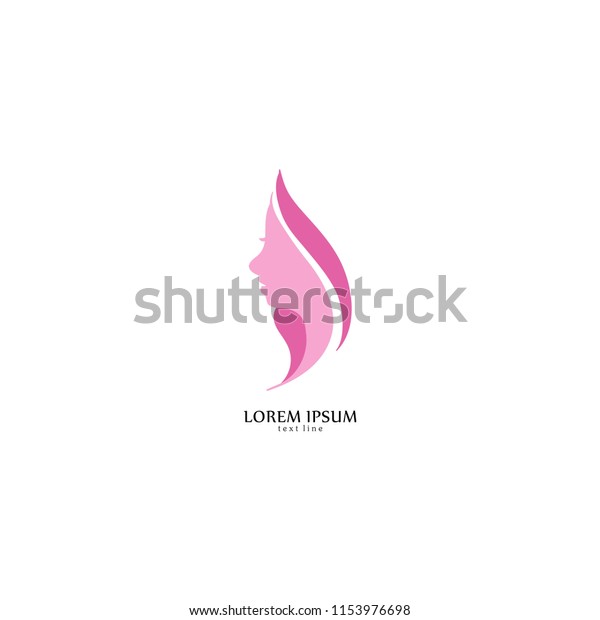 Simple Salon Spa Logo Stock Vector Royalty Free 1153976698