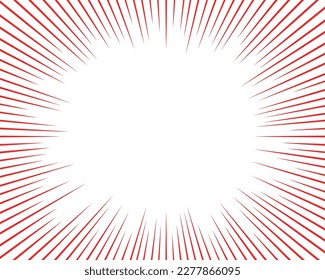 Simple same width concentrated line. (red)