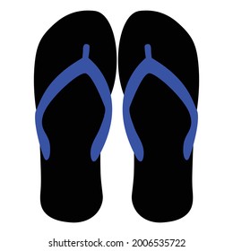 simples sandalias para el calzado. icono de vector