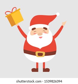 simple santa claus cartoonvector design