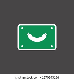 simple sausage icon