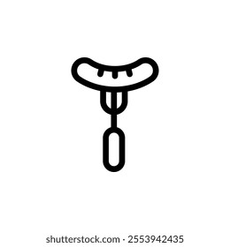 simple sausage icon design template