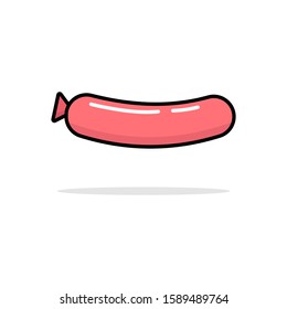 simple sausage icon design for your web site design, logo, app, UI, vector illustration