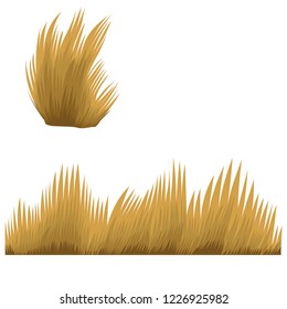 Simple Savana Grass vector