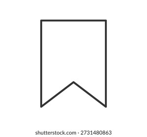 Simples salvar o ícone de marcador de vetor de ilustração