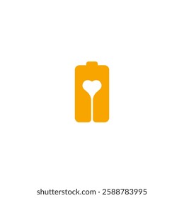 simple save energy logo vector design