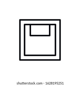 Simple scales line icon. Stroke pictogram. Vector illustration isolated on a white background. Premium quality symbol. Vector sign for mobile app and web sites.