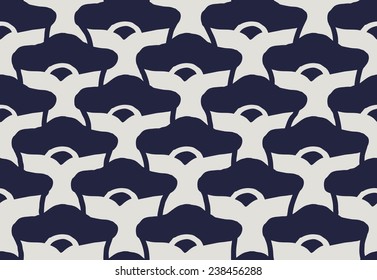 Simple scaly texture. pine cone. pattern on a light white background navy pattern
