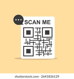 simple scan me icon design