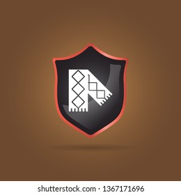 simple scarf icon
