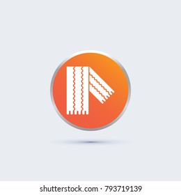 simple scarf icon