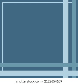 Einfaches Scharfmuster Blau-Hijab-Stil