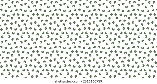 simple scatter seamless pattern with donkey footprints in single color for textile, wrapping, fabric and other. animal footprints background.