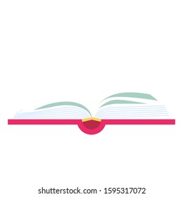 Simple school book vector design