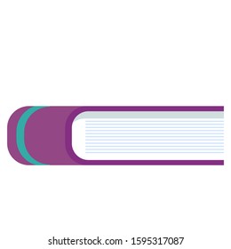 Simple school book vector design