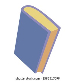 Simple school book vector design