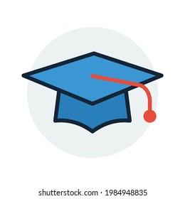 Simple School Graduation Gown Icon