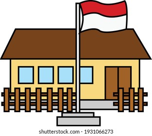 simple schools that still exist in the regions in Indonesia
