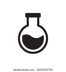 Simple Science Beaker Icon - Laboratório de Química Projeto Plano