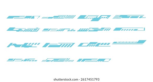 Simple Sci-Fi Futuristic Tech Shape