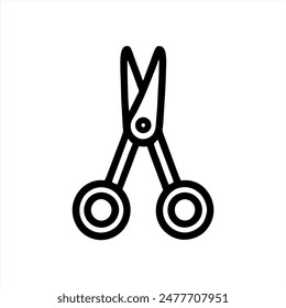 Simple scissors Vector with Minimalist and modern design