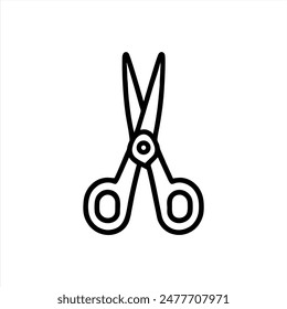 Simple scissors Vector with Minimalist and modern design