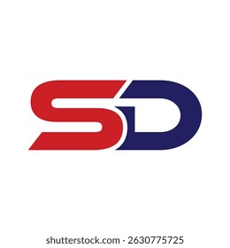 Simple SD Letter Logo Design Service