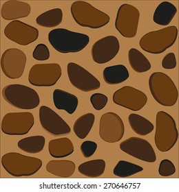 simple sea stones pattern