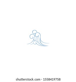 simple sea wave logo designs