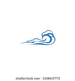 simple sea wave logo designs