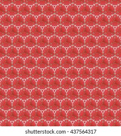 Simple seamless abstract geometrical figure endless knot pattern. Eternal knot designs. Vector illustration. 