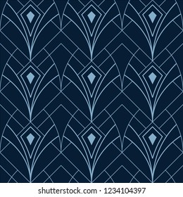 simple seamless art deco geometric illustration pattern wallpaper