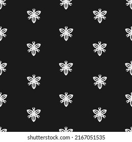 Simple Seamless background. Geometrical Pattern design in Aztec symbols, Ethnic Style. Black and White embroidered, ideal for men shirt, male fashion, kid fashion, bag, Wallpaper, backdrop.