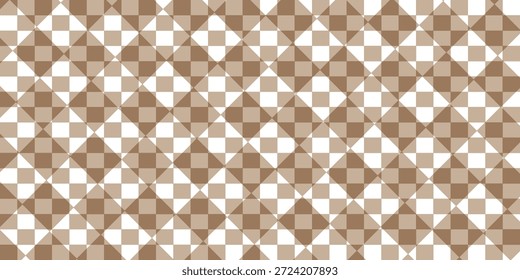 Fondo de textura cuadrada de patrón a cuadros beige y blanco sin costuras simple