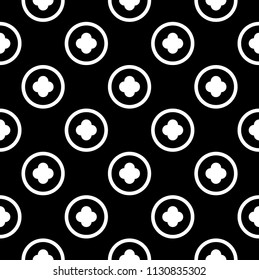 Simple seamless circle pattern