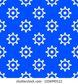 Simple seamless circle pattern