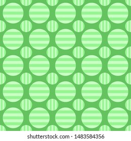 Simple seamless circle pattern background - vector graphic