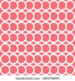 Simple Seamless Circle pattern background. Fish scale pattern. Abstract geometric background in a marine theme.