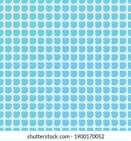 Simple Seamless Circle pattern background. Fish scale pattern. Abstract geometric background in a marine theme.