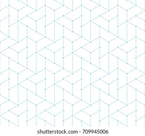 simple seamless geometric grid vector pattern