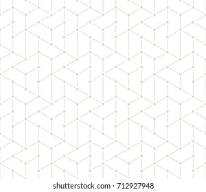 simple seamless geometric grid vector pattern