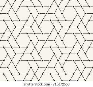 simple seamless geometric grid vector pattern