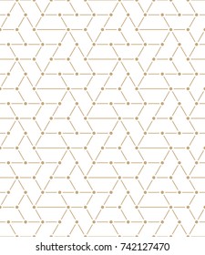 simple seamless geometric grid vector pattern