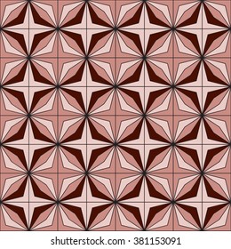 Simple seamless geometric pattern. Color drawing vector