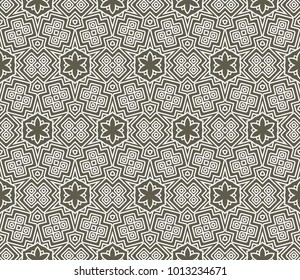 Simple seamless geometric pattern on color background. Vector illustration. Idea for fashion, interior design