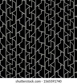 Simple seamless geometric pattern print. Abstract background pattern design. Vector illustration.