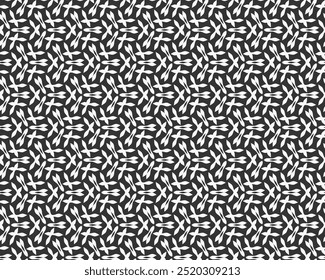  Impressão de padrão geométrico simples e uniforme com um toque destacado. Um design de fundo abstrato moderno em estilo vetorial.